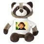 Regalos personalizados: Regalos con fotos: Retrato personalizado en peluche de 23 cm