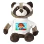 Regalos personalizados: Regalos con fotos: Retrato personalizado en peluche de 23 cm