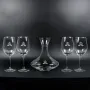 Regalos personalizados: Cristaler&iacute;a personalizada: Set decantador y copas grabado con monograma