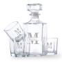 Regalos personalizados: Cristaler&iacute;a personalizada: Set whisky personalizado