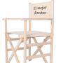 Regalos personalizados: Dise&ntilde;o y decoraci&oacute;n: Silla de director personalizada