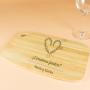 Regalos personalizados: Dise&ntilde;o y decoraci&oacute;n: Tabla de madera grabada con coraz&oacute;n