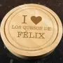 Regalos personalizados: Regalos con nombre: Tabla de quesos personalizada I love...