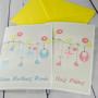 Regalos personalizados: Tarjetas personalizadas: Tarjeta para beb&eacute; personalizada