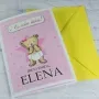 Regalos personalizados: Tarjetas personalizadas: Tarjeta personalizada osito para nacimiento