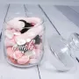 Regalos personalizados: Dise&ntilde;o y decoraci&oacute;n: Tarro de chuches de cristal personalizado