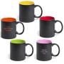 Regalos personalizados: Tazas personalizadas: Taza de desayuno negra