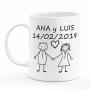 Regalos personalizados: Tazas personalizadas: Taza pareja personalizada