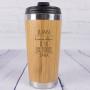 Regalos personalizados: Regalos con nombre: Termo de Bamb&uacute; grabado para padre