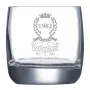 Regalos personalizados: Cristaler&iacute;a personalizada: Vaso de whisky grabado '40 Cumplea&ntilde;os'