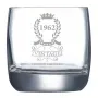 Regalos personalizados: Cristaler&iacute;a personalizada: Vaso de whisky grabado '60 Cumplea&ntilde;os'