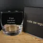 Regalos personalizados: Cristaler&iacute;a personalizada: Vaso de Whisky grabado con texto