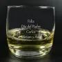 Regalos personalizados: Cristaler&iacute;a personalizada: Vaso de Whisky grabado con texto
