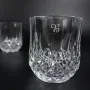 Regalos personalizados: Cristaler&iacute;a personalizada: Vasos de whisky tallados grabados con inicial