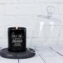 Regalos personalizados: Velas personalizadas: Vela grabada 'Huele a felicidad'