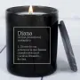 Regalos personalizados: Velas personalizadas: Vela grabada 'Definici&oacute;n' con campana de cristal