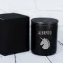 Regalos personalizados: Velas personalizadas: Vela personalizada 'Motivos' con campana de cristal