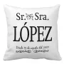 Regalos personalizados: Dise&ntilde;o y decoraci&oacute;n: Coj&iacute;n personalizado Sr y Sra