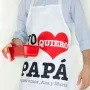 Regalos personalizados: Delantales personalizados: Delantal personalizado Te quiero Pap&aacute;