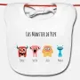 Regalos personalizados: Regalos con nombre: Babero familias personalizado