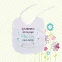 Regalos personalizados: Regalos con nombre: Babero personalizado Abrazos