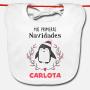 Regalos personalizados: Babero personalizado 'Mis primeras navidades': Babero personalizado 'Mis primeras navidades'