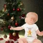 Regalos personalizados: Regalos con nombre: Body beb&eacute; personalizado 'Galleta de Navidad'