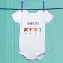 Regalos personalizados: Regalos con nombre: Body familias personalizado