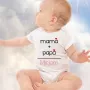 Regalos personalizados: Regalos con nombre: Body o camiseta infantil "pap&aacute;+mam&aacute;" personalizada