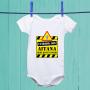 Regalos personalizados: Regalos con nombre: Body personalizado reci&eacute;n hecho