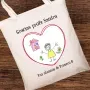 Regalos personalizados: Regalos con el dibujo de tus hijos: Bolsa tote BIO personalizada con dibujo para profe