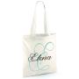 Regalos personalizados: Regalos con nombre: Bolsa tote bag personalizada con inicial