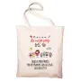 Regalos personalizados: Bolsas personalizadas: Bolsa tote bag BIO personalizada para profes