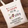 Regalos personalizados: Bolsas personalizadas: Bolsa tote bag BIO personalizada para profes