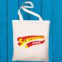 Regalos personalizados: Bolsas personalizadas: Bolsa tote BIO personalizada 'Superprofe'