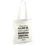Regalos personalizados: Bolsas personalizadas: Bolsa tote BIO personalizada 'Saber ense&ntilde;ar'