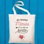 Regalos personalizados: Regalos con nombre: Bolsa tote "Mam&aacute; bonita" personalizada