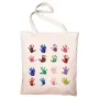Regalos personalizados: Regalos con el dibujo de tus hijos: Bolsa tote personalizada para profe huellas