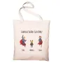 Regalos personalizados: Regalos con nombre: Bolsa Tote S&uacute;per familia personalizado