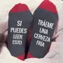 Regalos personalizados: Regalos con nombre: Calcetines BIO personalizados con texto