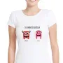 Regalos personalizados: Camisetas personalizadas: Camiseta familias personalizado para mujer