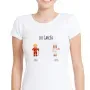Regalos personalizados: Camisetas personalizadas: Camiseta familias personalizado para mujer