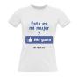 Regalos personalizados: Camisetas personalizadas: Camiseta me gusta mi mujer personalizada