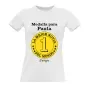 Regalos personalizados: Camisetas personalizadas: Camiseta medalla mejor novia personalizada