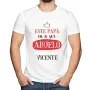 Regalos personalizados: Camisetas personalizadas: Camiseta para anunciar embarazo al abuelo