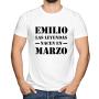 Regalos personalizados: Camisetas personalizadas: Camiseta personalizada Las leyendas nacen...