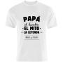 Regalos personalizados: Camisetas personalizadas: Camiseta personalizada  'Pap&aacute;, el mito, la leyenda'