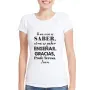 Regalos personalizados: Camisetas personalizadas: Camiseta personalizada 'Saber ense&ntilde;ar'