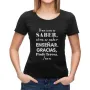 Regalos personalizados: Camisetas personalizadas: Camiseta personalizada 'Saber ense&ntilde;ar'