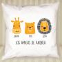 Regalos personalizados: Dise&ntilde;o y decoraci&oacute;n: Coj&iacute;n animalitos personalizado